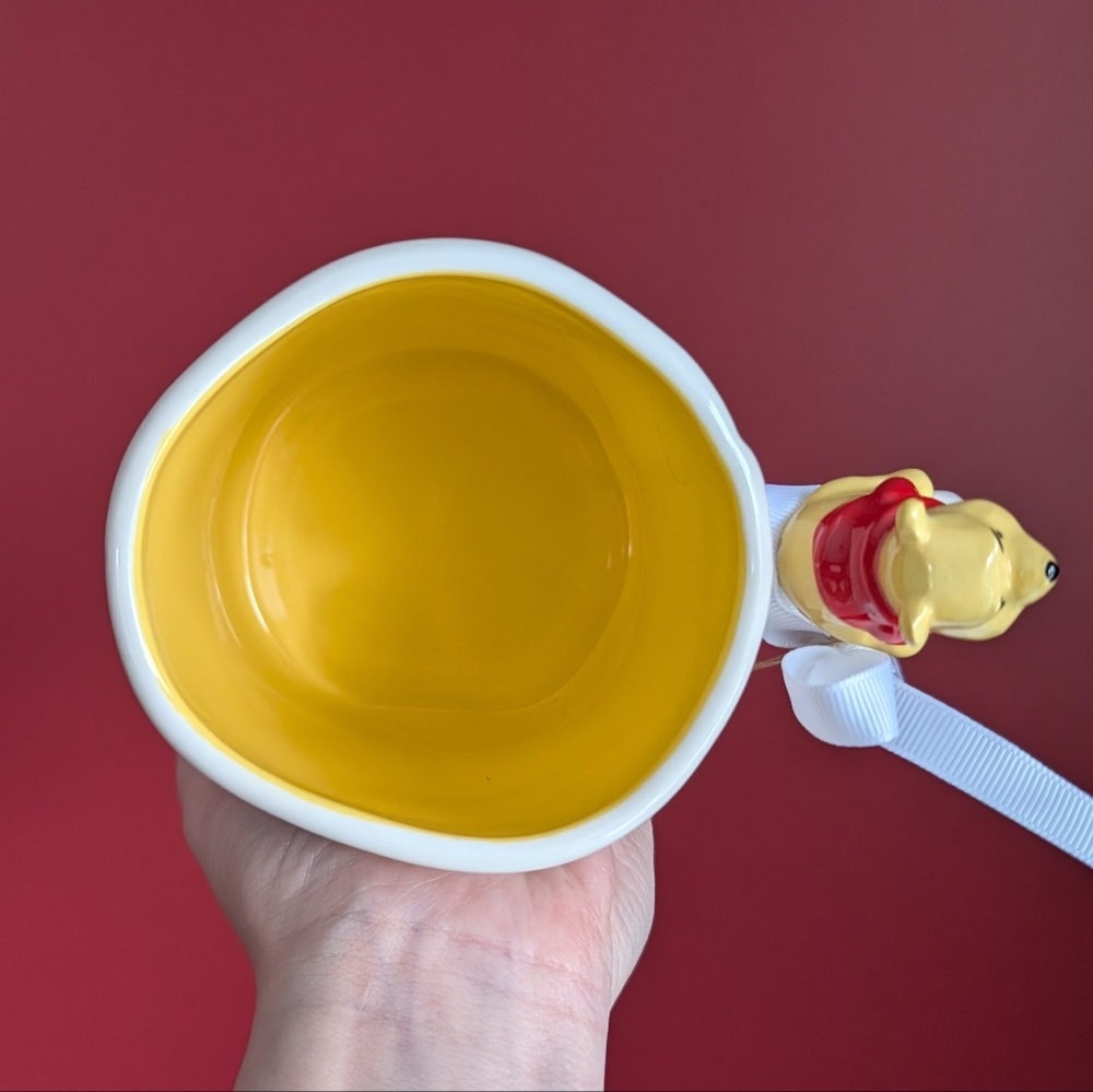 ❌SOLD❌Rae Dunn x Disney SILLY OLD BEAR 🐻 Winnie the Pooh Mug with 3D Figural - Picture 4 of 7